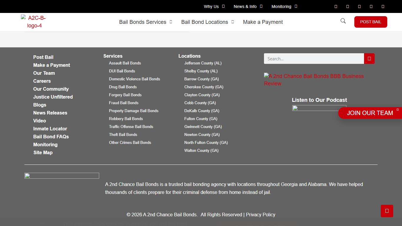 Bail Bonds Near Gwinnett County Jail: What Families Need to Know - A 2nd Chance Bail Bonds